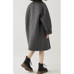 100% Handmade UK Elite Wool Style Suit Collar Elite Kids Wool Coat for Children