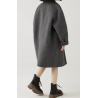 100% Handmade UK Elite Wool Style Suit Collar Elite Kids Wool Coat for Children