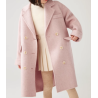 100% Handmade UK Elite Wool Style Suit Collar Elite Kids Wool Coat for Children