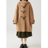 100% Handmade UK Elite Wool Style Horn Buckle Elite Kids Oceanica Wool Coat for Children