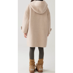 100% Handmade UK Elite Wool Style Horn Buckle Elite Kids Oceanica Wool Coat for Children