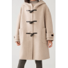 100% Handmade UK Elite Wool Style Horn Buckle Elite Kids Oceanica Wool Coat for Children