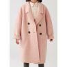 100% Handmade UK Elite Wool Style 2 Rows Buckle Suit Collar Kids Wool Coat for Children