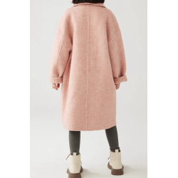 100% Handmade UK Elite Wool Style 2 Rows Buckle Suit Collar Kids Wool Coat for Children