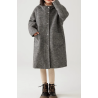 100% Handmade UK Elite Wool Style Link Hat Single Row Buckle Kids Wool Coat for Children