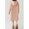 100% Handmade UK Elite Wool Style Link Hat Single Row Buckle Kids Wool Coat for Children