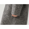 100% Handmade UK Elite Wool Style Link Hat Single Row Buckle Kids Wool Coat for Children