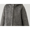 100% Handmade UK Elite Wool Style Link Hat Single Row Buckle Kids Wool Coat for Children