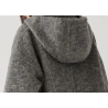 100% Handmade UK Elite Wool Style Link Hat Single Row Buckle Kids Wool Coat for Children