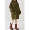 100% Handmade UK Elite Wool Style Link Hat Horn Buckle Kids Wool Coat for Children