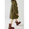 100% Handmade UK Elite Wool Style Link Hat Horn Buckle Kids Wool Coat for Children