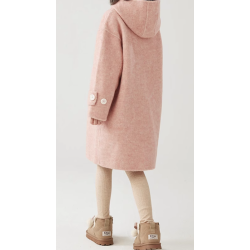 100% Handmade UK Elite Wool Style Link Hat Horn Buckle Kids Wool Coat for Children