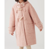 100% Handmade UK Elite Wool Style Link Hat Horn Buckle Kids Wool Coat for Children