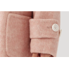 100% Handmade UK Elite Wool Style Link Hat Horn Buckle Kids Wool Coat for Children