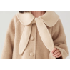 100% Handmade UK Elite Wool Style Mokami Color Doll Collar Kids Wool Coat for Children