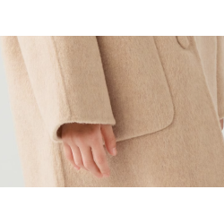 100% Handmade UK Elite Wool Style Mokami Color Doll Collar Kids Wool Coat for Children