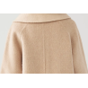 100% Handmade UK Elite Wool Style Mokami Color Doll Collar Kids Wool Coat for Children