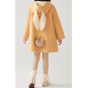 100% Handmade UK Elite Wool Style Rabbit Ears Link Hat Elite Kids Wool Coat for Children
