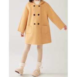 100% Handmade UK Elite Wool Style Rabbit Ears Link Hat Elite Kids Wool Coat for Children