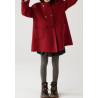 100% Handmade UK Elite Wool Style Rabbit Ears Link Hat Elite Kids Wool Coat for Children