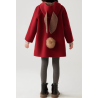 100% Handmade UK Elite Wool Style Rabbit Ears Link Hat Elite Kids Wool Coat for Children
