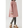 100% Handmade UK Elite Wool Style Light Pink Round Collar Elite Kids Wool Coat for Children