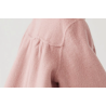 100% Handmade UK Elite Wool Style Light Pink Round Collar Elite Kids Wool Coat for Children