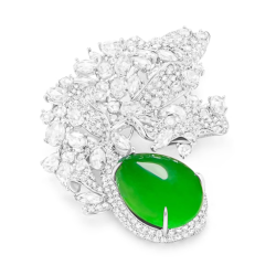 Jade Brooch Health & Life Harmony Energy Protection of Imperial Cryprinus Carpiod Energy Healing Jade Brooch