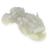 Jade Pixiu Wealth & Life Harmony Energy Protection of Clear White 806 Energy Healing Jade Pixiu
