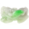 Jade Pixiu Wealth & Life Harmony Energy Protection of Touch Spring Green 814 Energy Healing Jade Pixiu