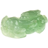 Jade Pixiu Wealth & Life Harmony Energy Protection of Graceful Light Green 1357 Energy Healing Jade Pixiu