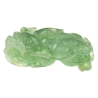 Jade Pixiu Wealth & Life Harmony Energy Protection of Clear Light Green 1368 Energy Healing Jade Pixiu