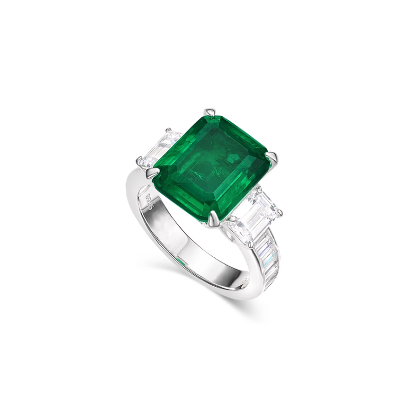 Health & Harmony Rings Energy Protection of Classic Square Emerald Energy Heal Art Jewelry Ring Health & Harmony Rings Energy Protection of Classic Square Emerald Energy Heal Art Jewelry Ring