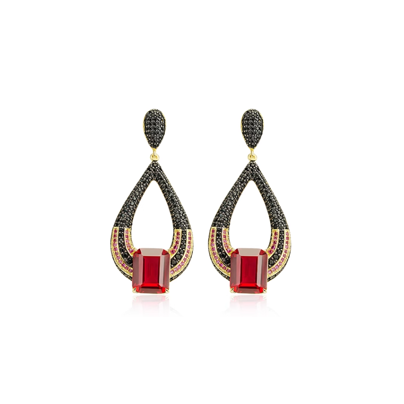 Women's Earring Health & Life Harmony Energy Protection of Truth Eyes Ruby Energy Heal Art Jewelry Earring Women's Earring Health & Life Harmony Energy Protection of Truth Eyes Ruby Energy Heal Art Jewelry Earring