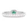 Oriental Pearl Bracelet Buddha Energy Protection of White Oval Emerald Gem Energy Heal Pearl Bracelet