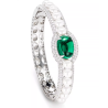 Oriental Pearl Bracelet Buddha Energy Protection of White Oval Emerald Gem Energy Heal Pearl Bracelet