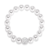 Oriental Pearl Bracelet Buddha Energy Protection of White 10mm Venus Love Energy Heal Pearl Bracelet