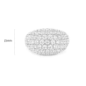 Diamond Rings Health & Harmony Energy Protection of New Style Modern Energy Heal Diamond Ring