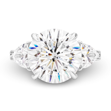Diamond Rings Health & Harmony Energy Protection of 8 Carats Egg Shape Women Energy Heal Diamond Ring